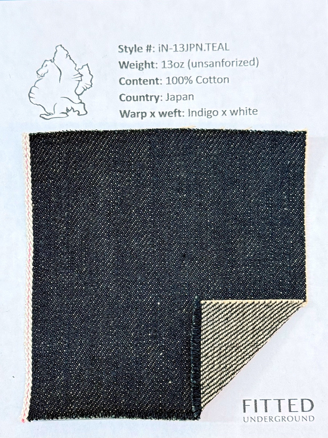 iN-13JPN.TEAL - FITTED Underground