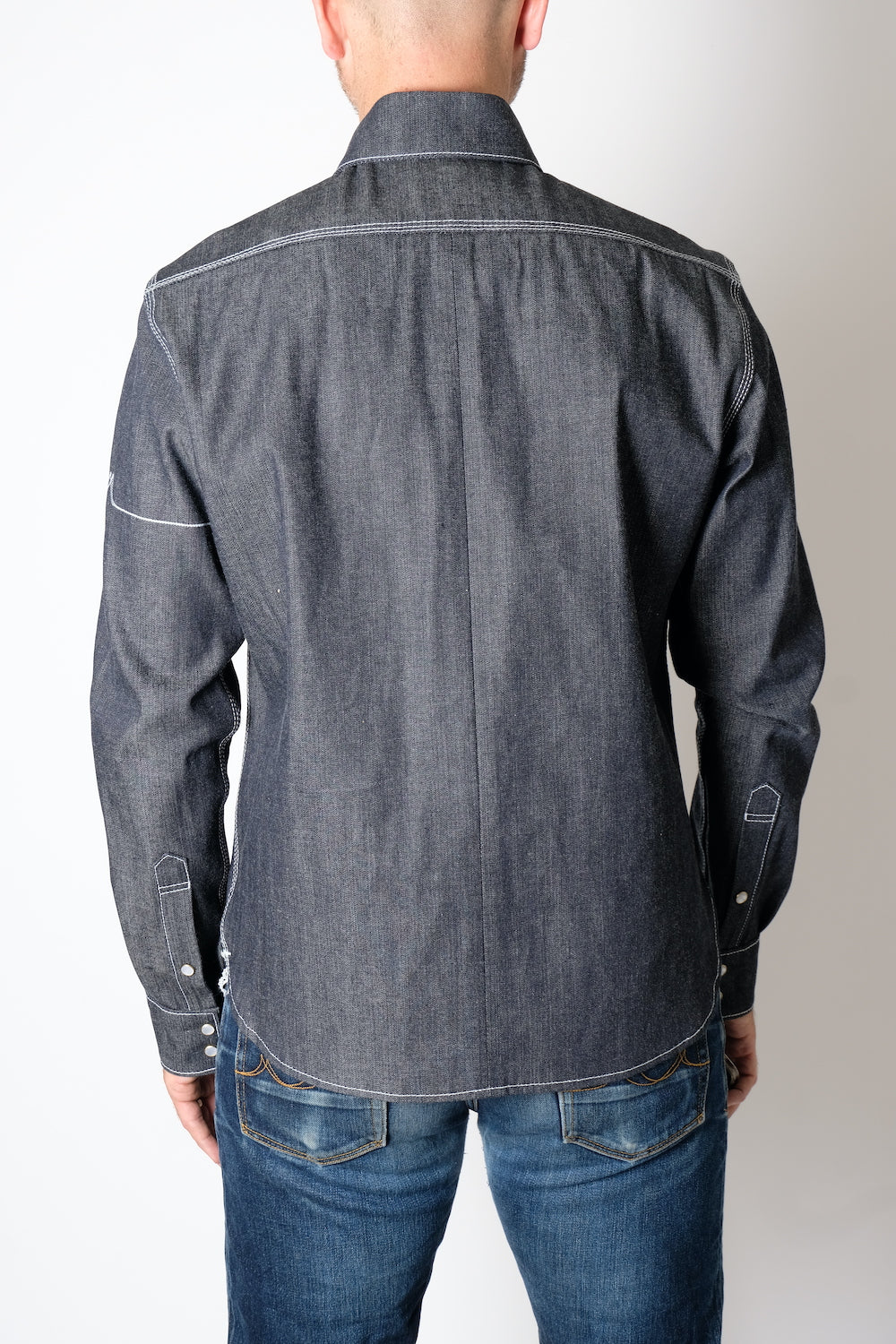 CHELSEA Indigo Selvedge Workshirt - FITTED Underground
