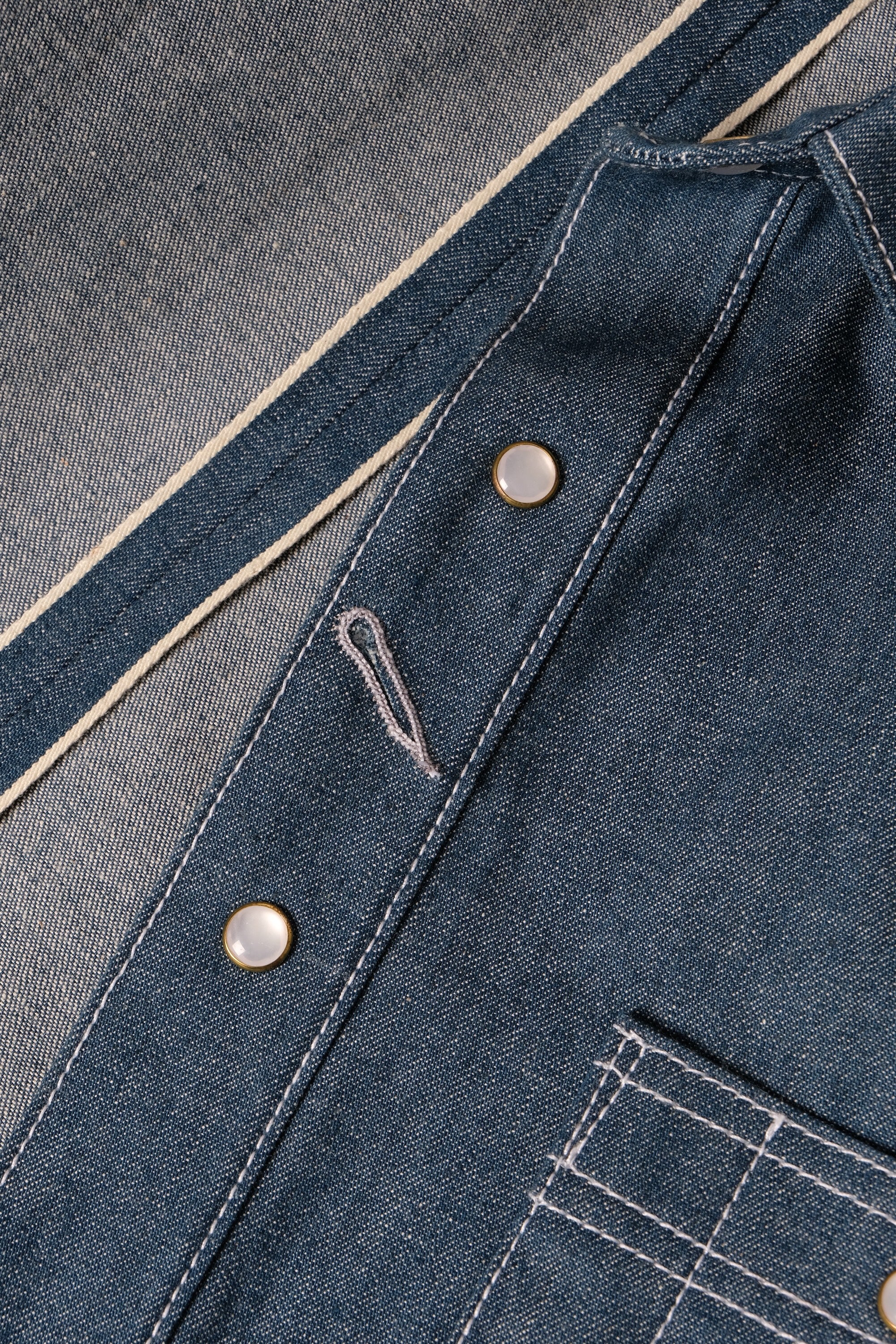 CHELSEA Teal Selvedge Workshirt - FITTED Underground