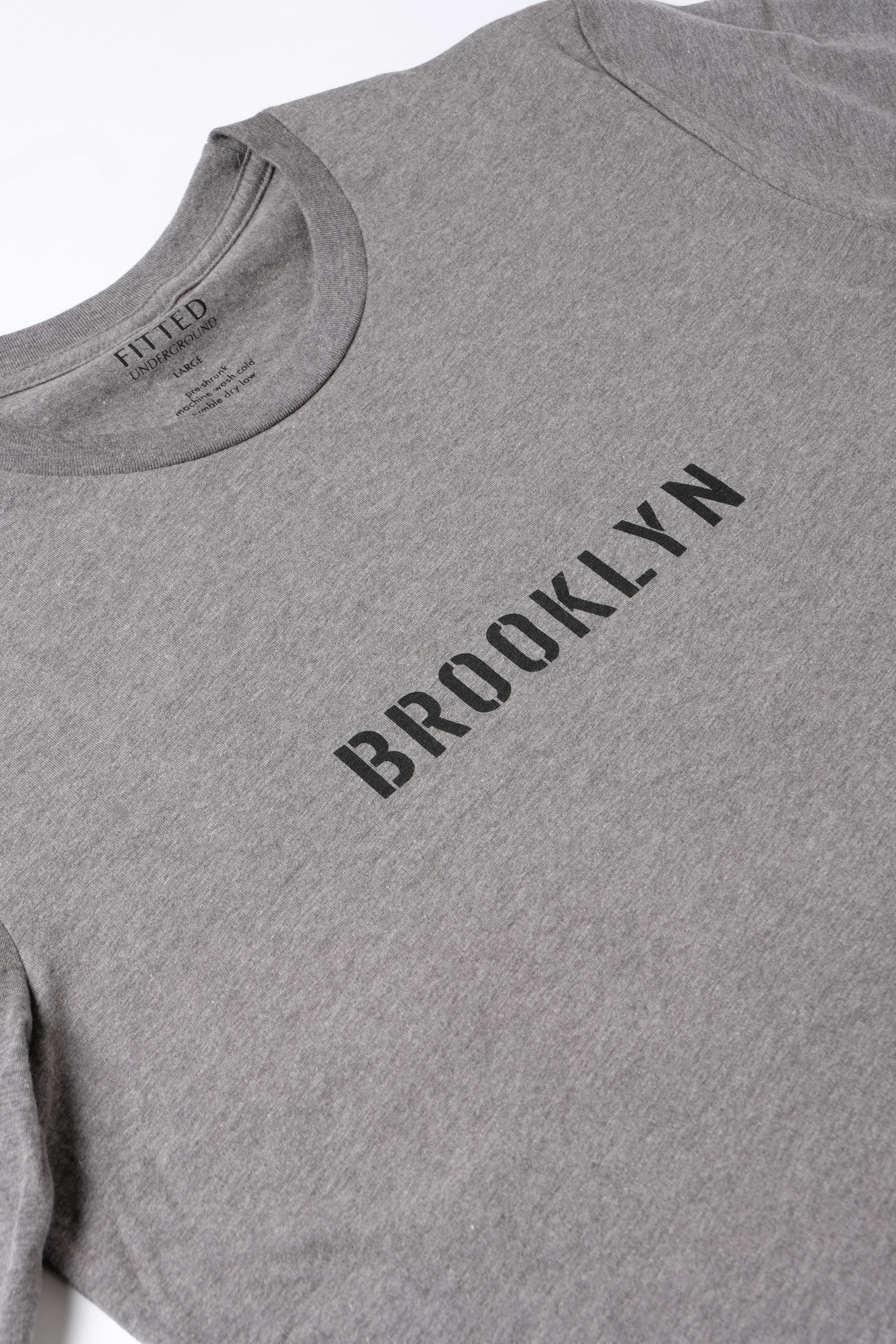 Brooklyn Army T-Shirt (Grey) - FITTED Underground