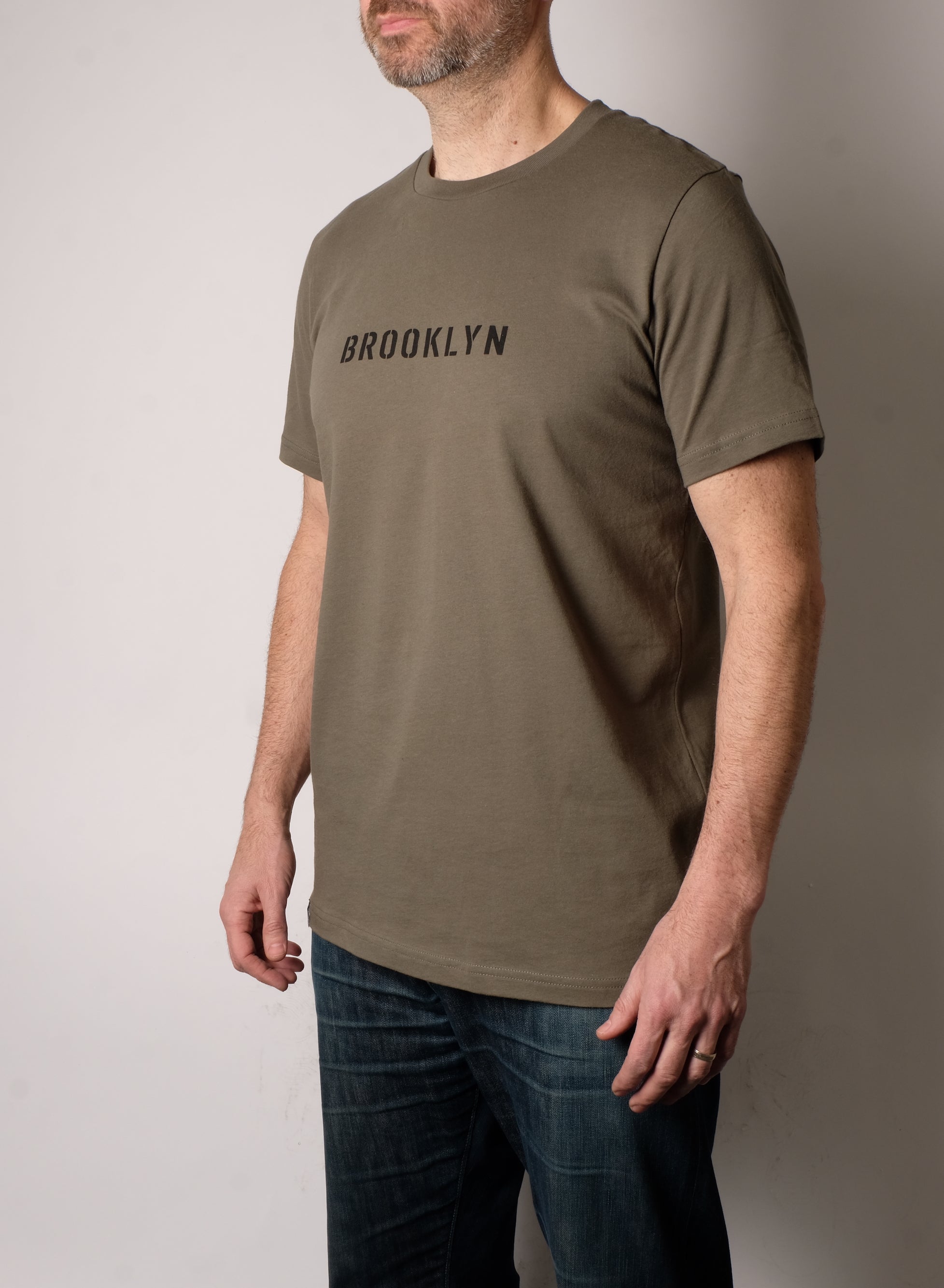 Brooklyn Army T-Shirt (Green) - FITTED Underground