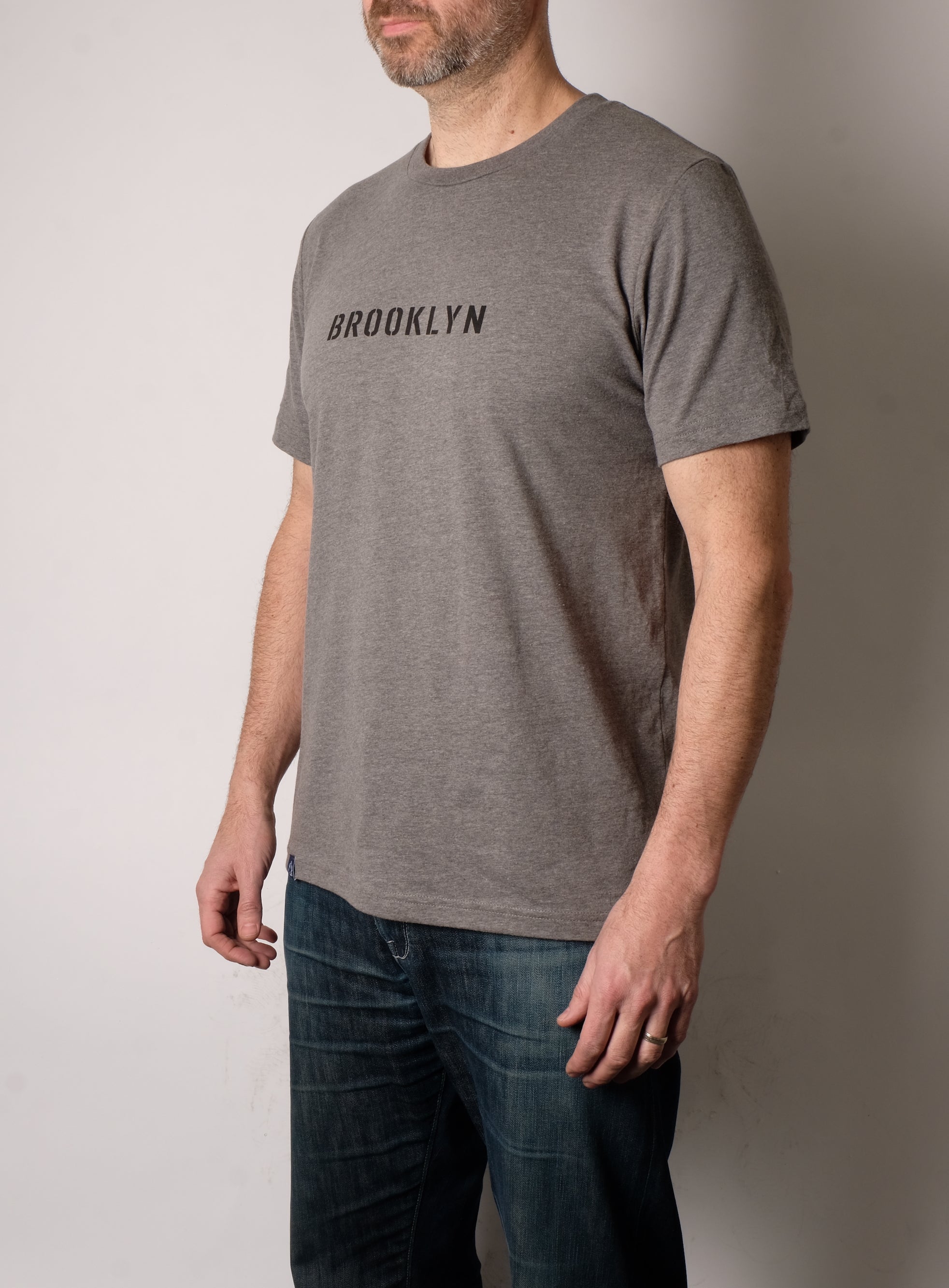 Brooklyn Army T-Shirt (Grey) - FITTED Underground