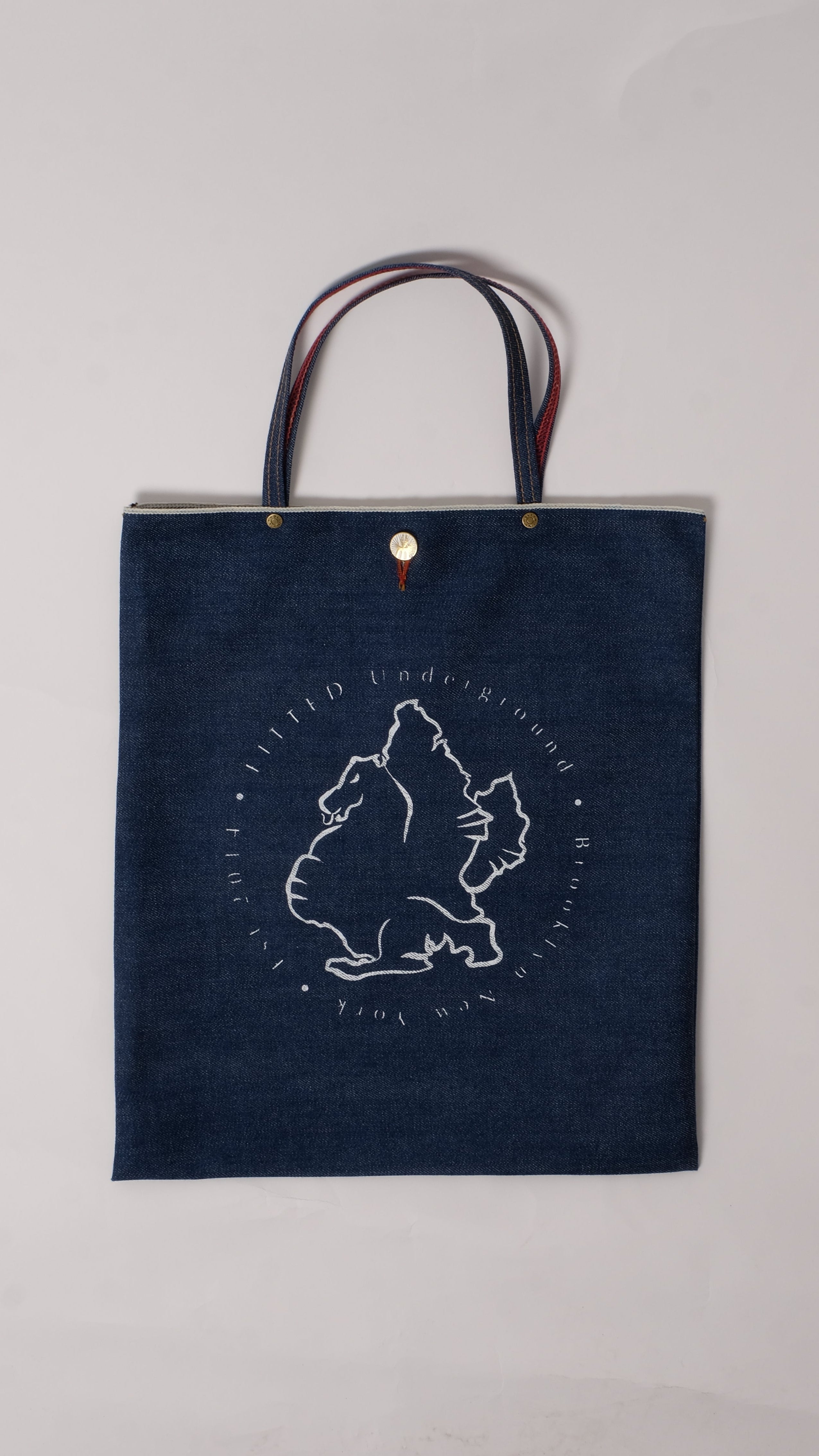 Selvedge Tote Light Indigo - FITTED Underground