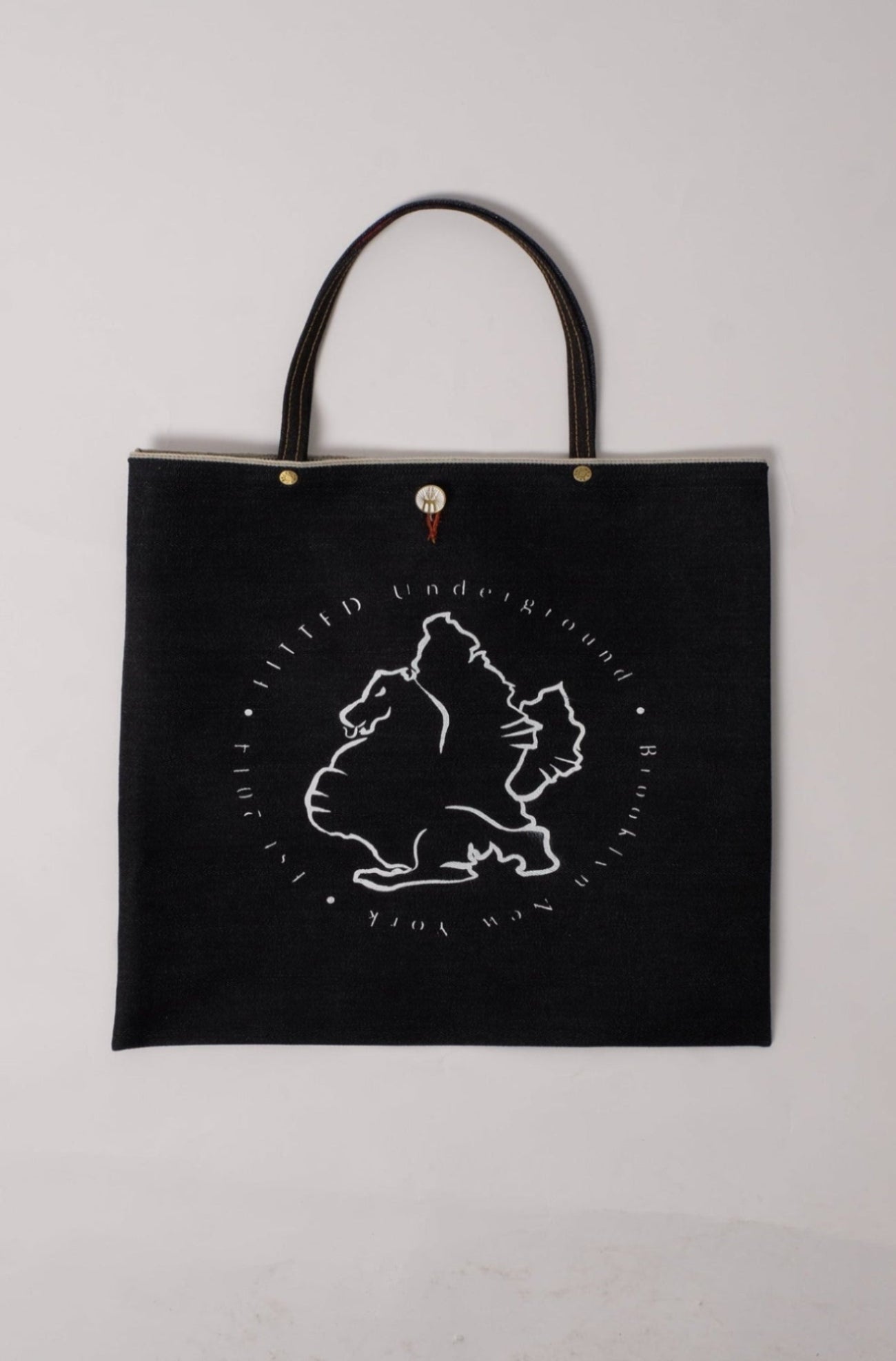 Selvedge Denim Tote (Indigo 2) - FITTED Underground