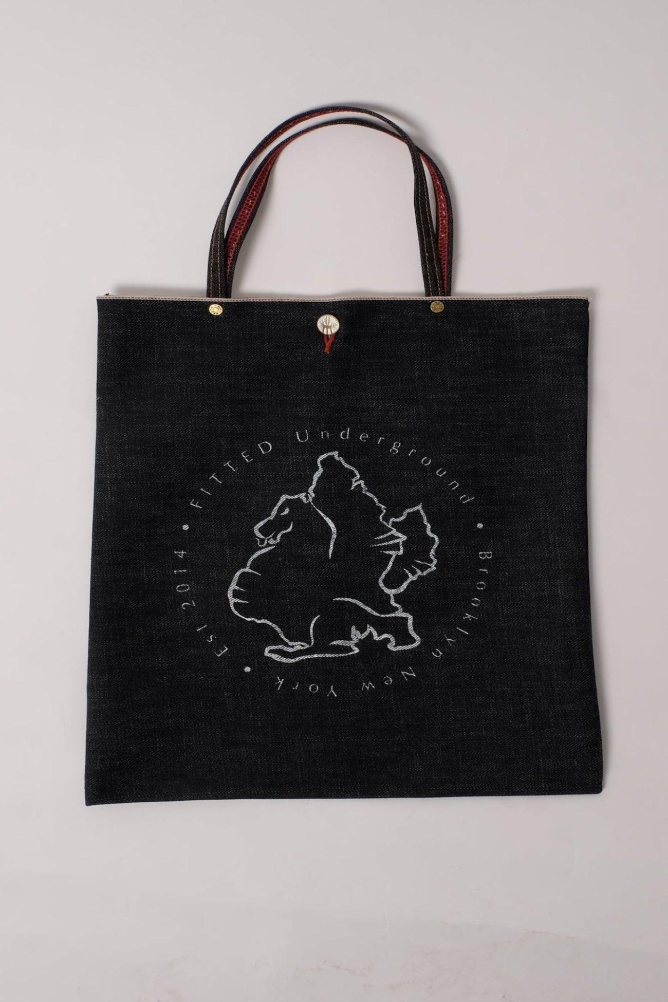 Selvedge Denim Tote (Indigo 1) - FITTED Underground