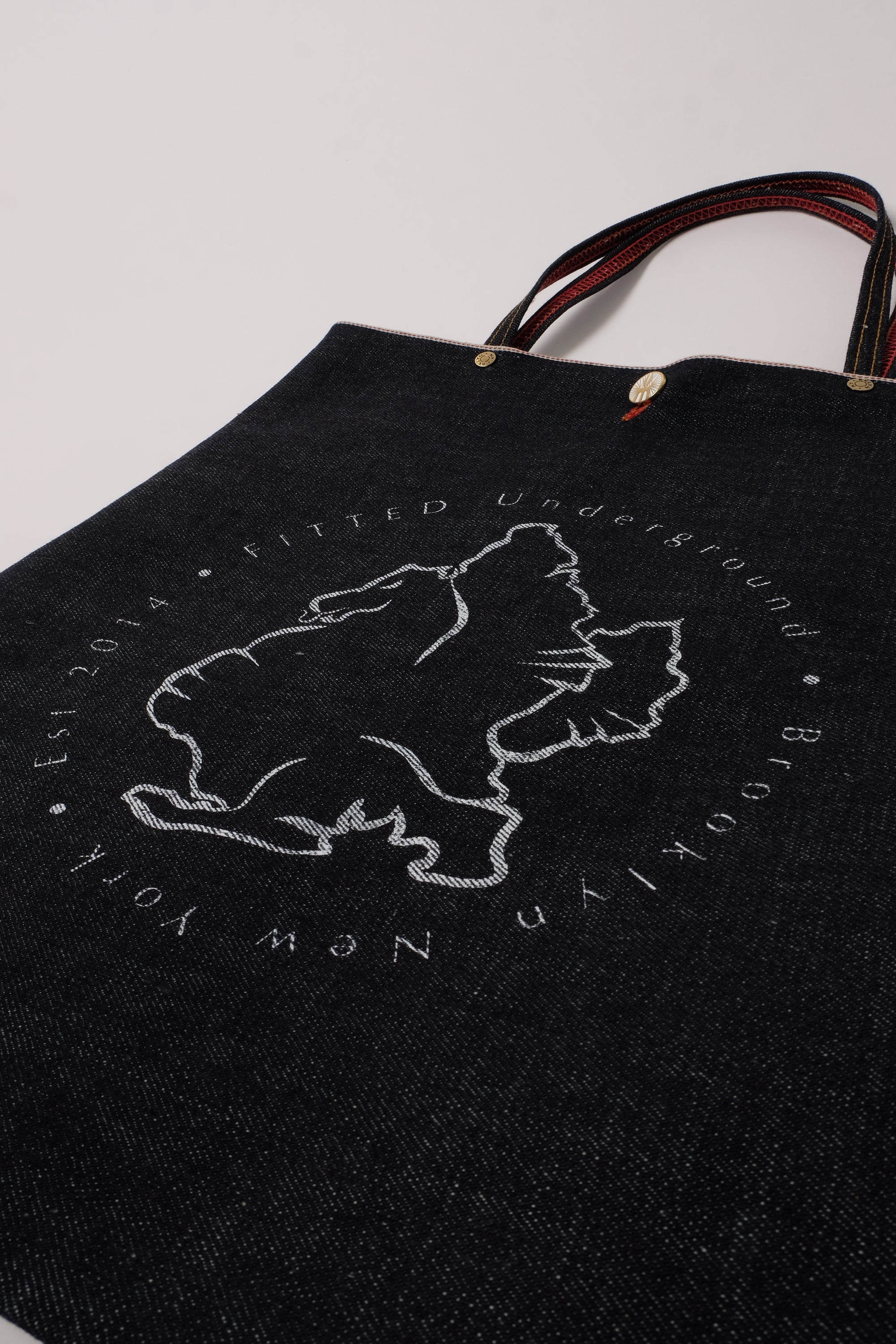 Selvedge Denim Tote (Indigo 1) - FITTED Underground