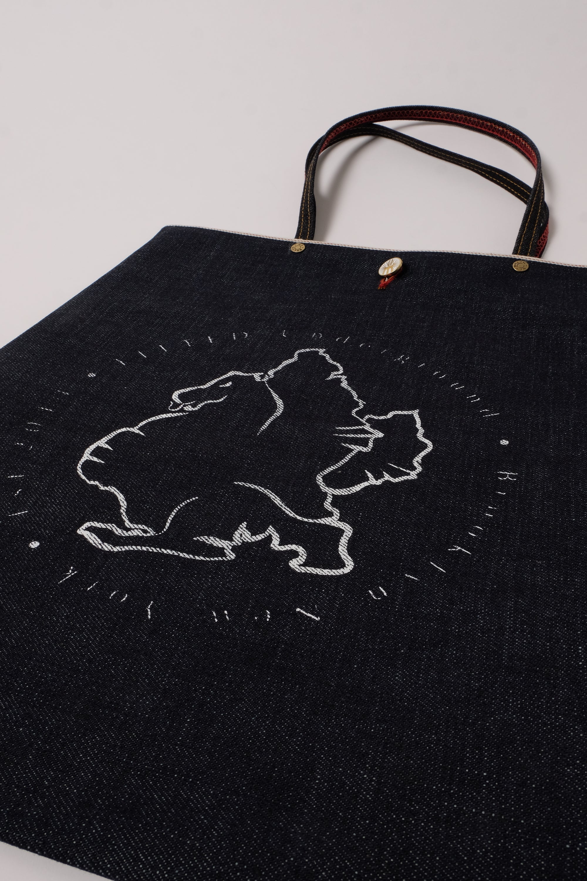 Selvedge Denim Tote (Indigo 3) - FITTED Underground