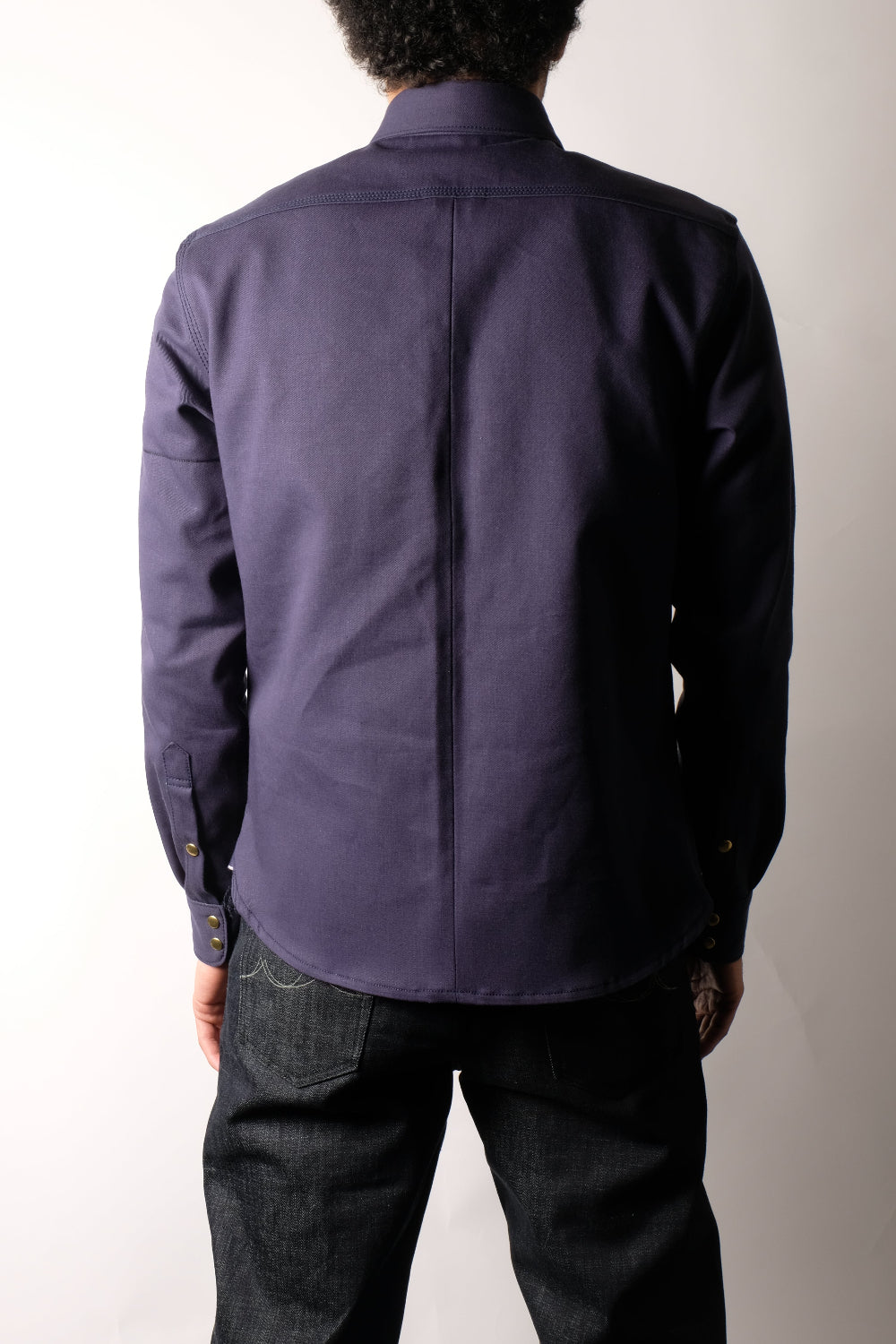 CHELSEA Selvedge Twill Workshirt (Navy)