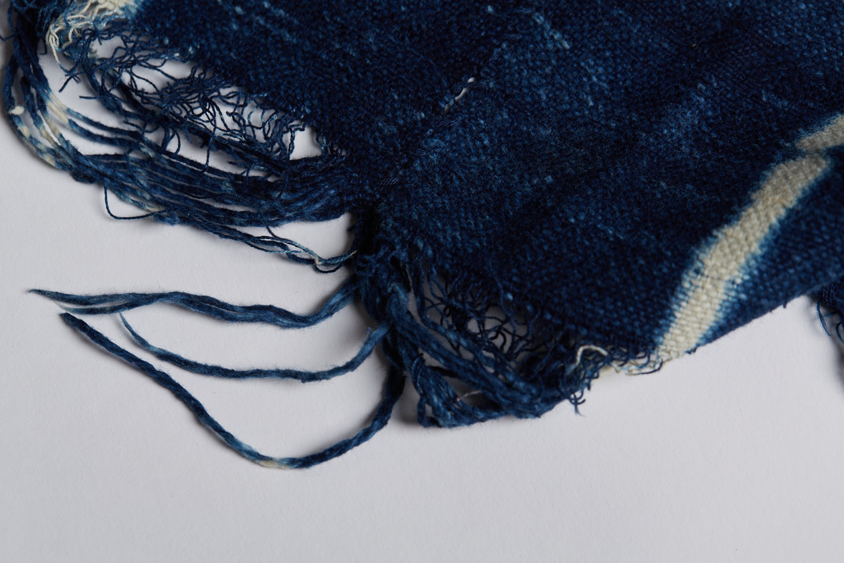 Vintage Mudcloth Scarves (medium indigo) - FITTED Underground