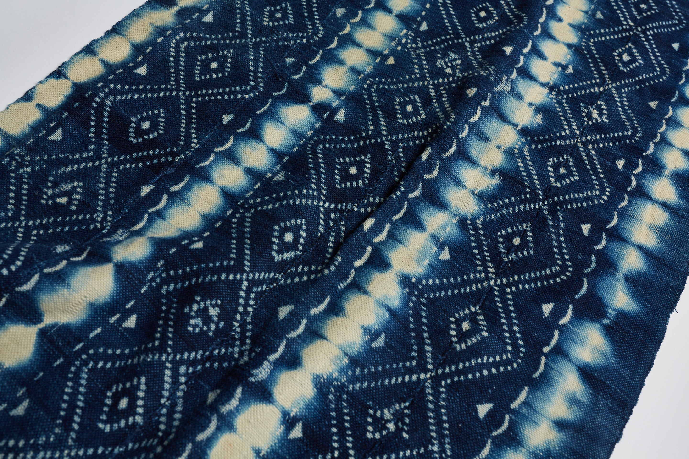 Vintage Mudcloth Scarves (medium indigo) - FITTED Underground