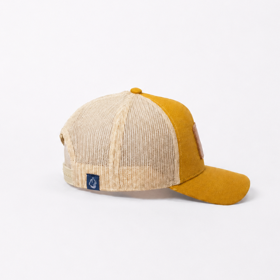 Hemp Trucker Hat Yellow