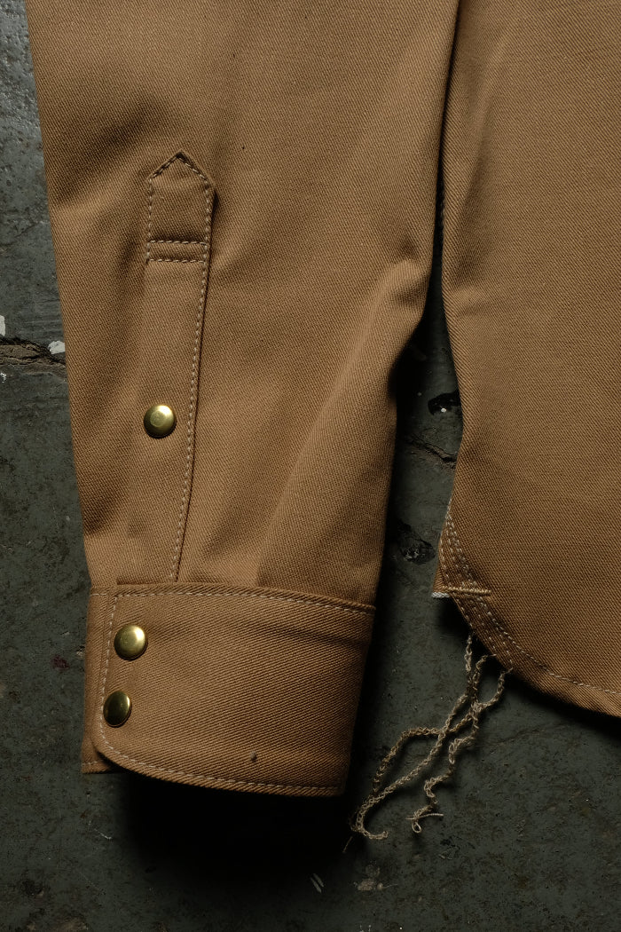CHELSEA Selvedge Twill Workshirt (Tan)