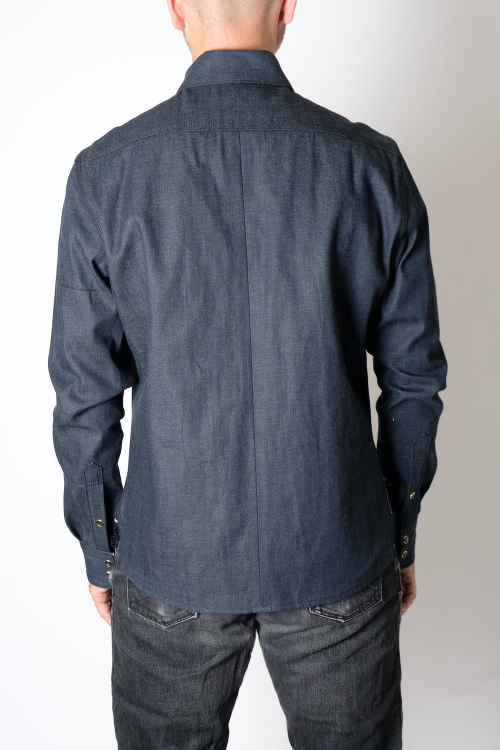 CHELSEA Dark Indigo Selvedge Workshirt - FITTED Underground