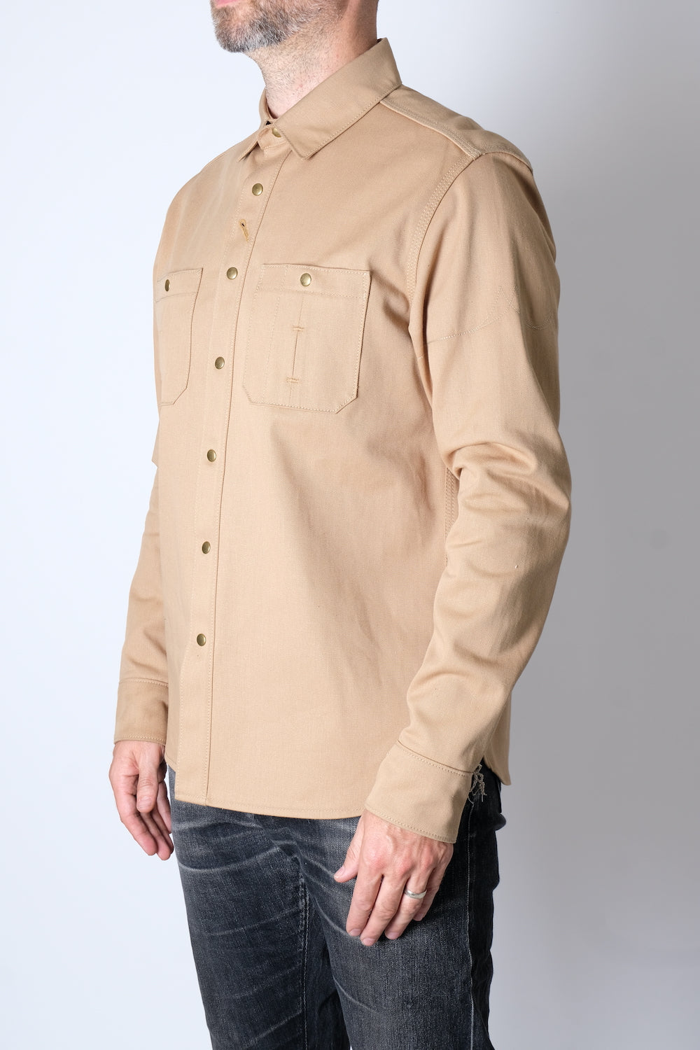 CHELSEA Selvedge Twill Workshirt - FITTED Underground