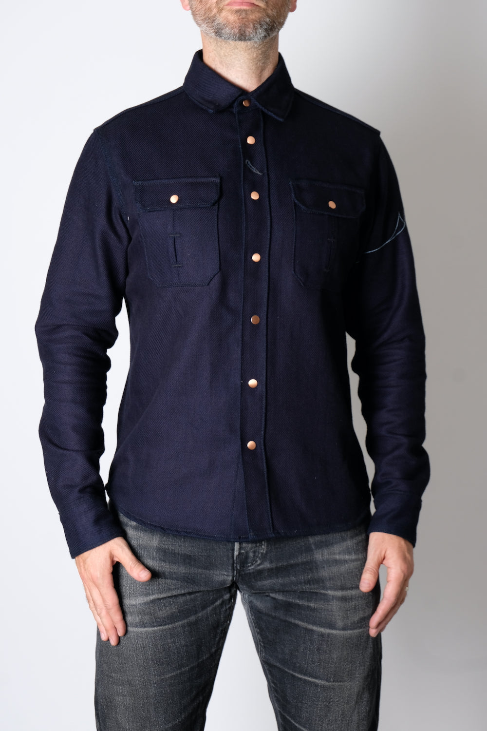 CHELSEA Sashiko Workshirt - FITTED Underground