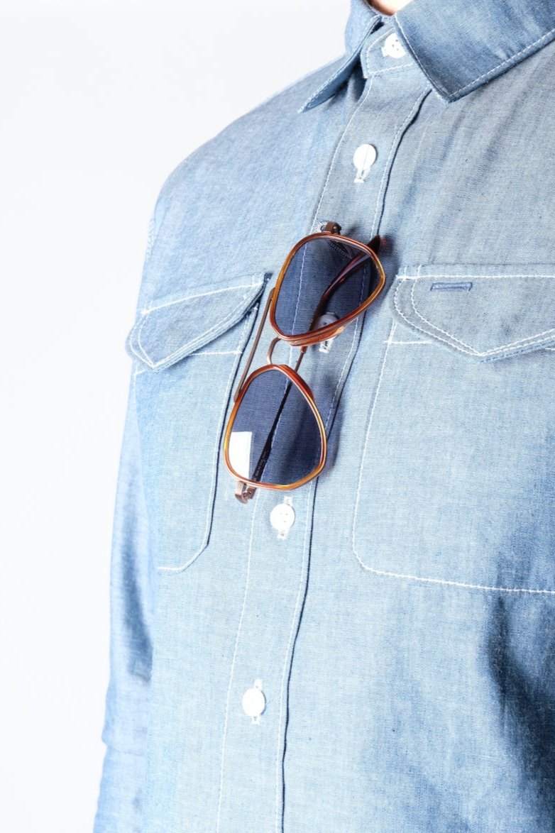 LES Indigo Selvedge Chambray - FITTED Underground