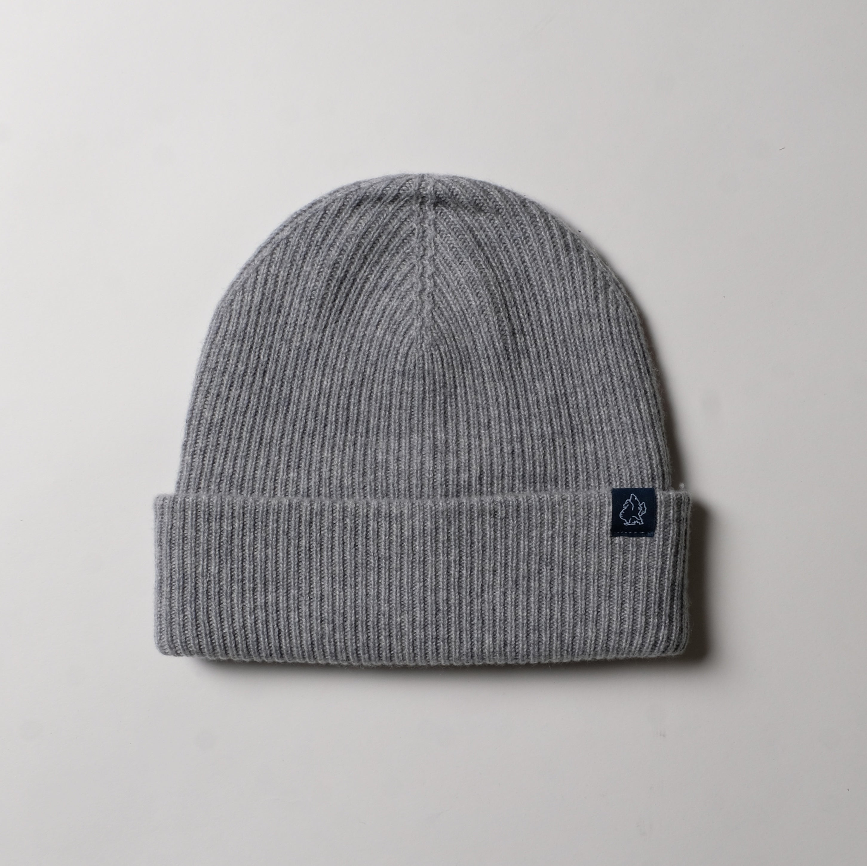 Cashmere-Merino Wool Beanie (Grey) - FITTED Underground