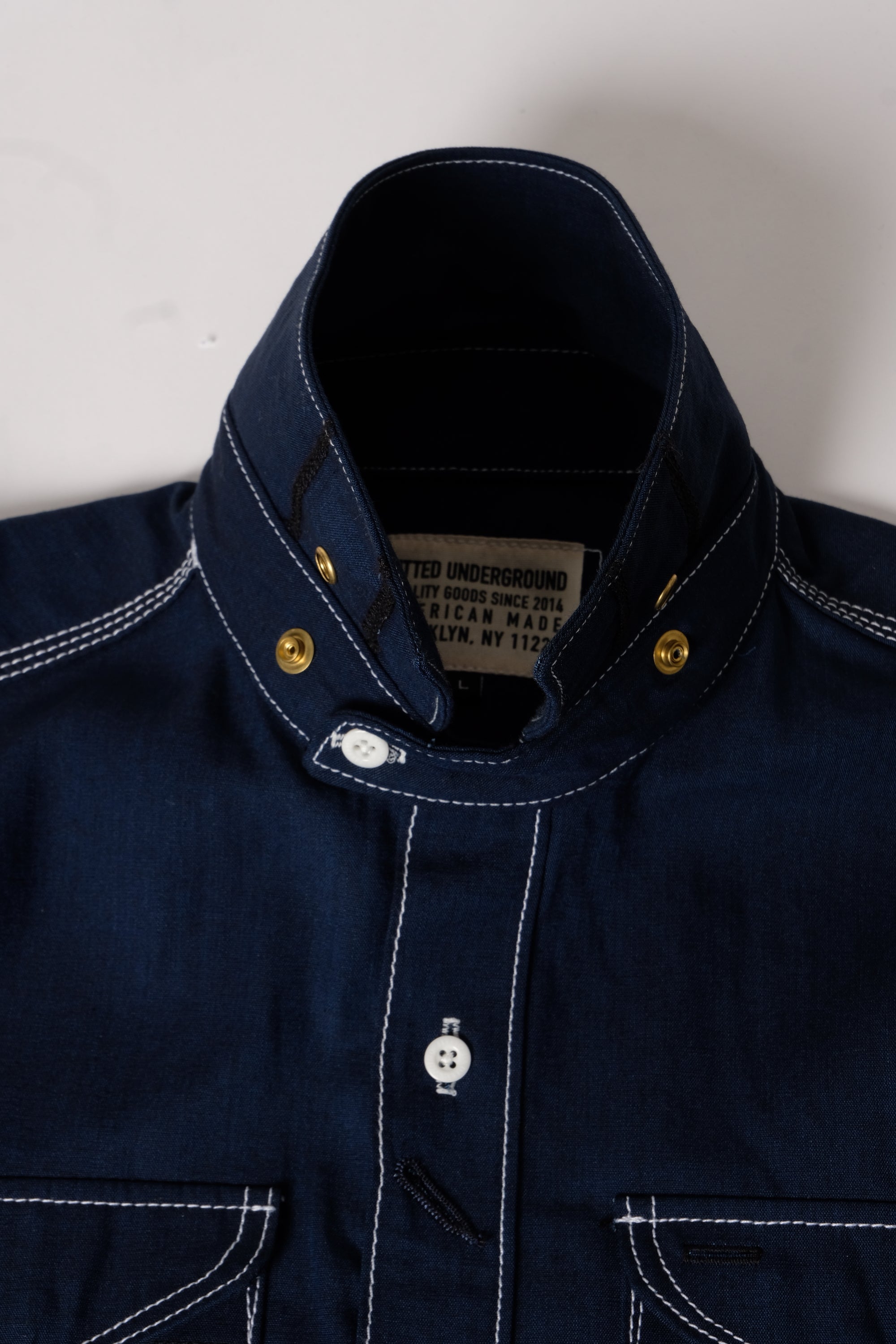 LES Dark Indigo Selvedge Chambray - FITTED Underground