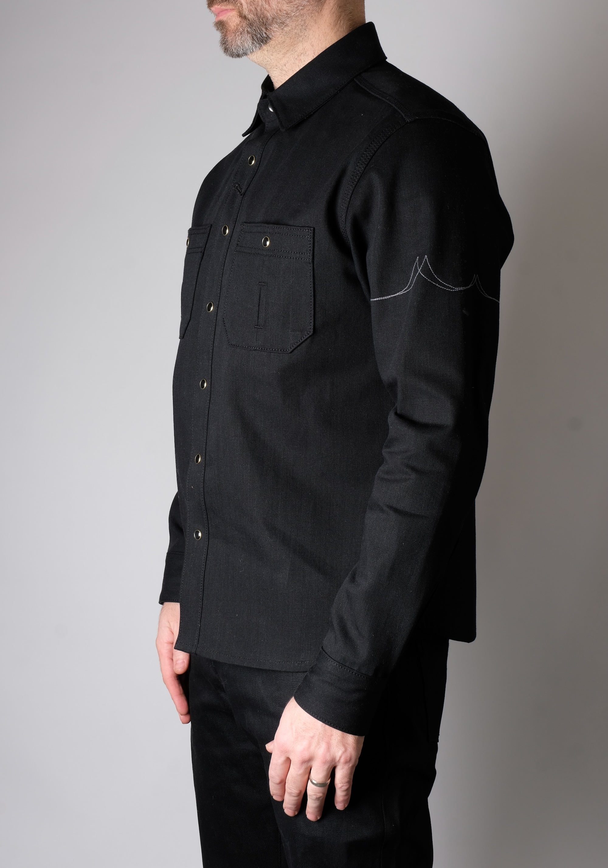 CHELSEA Dark Matter Selvedge Workshirt - FITTED Underground