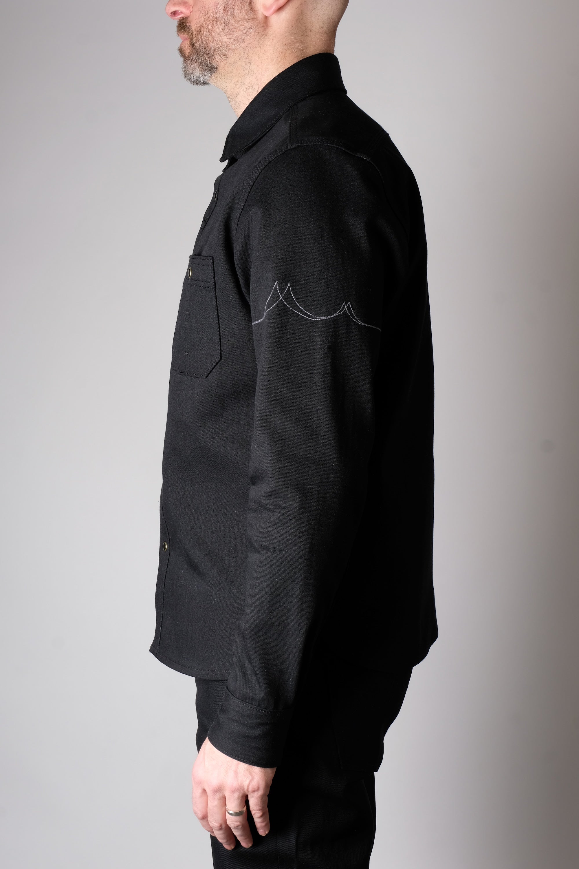 CHELSEA Dark Matter Selvedge Workshirt - FITTED Underground