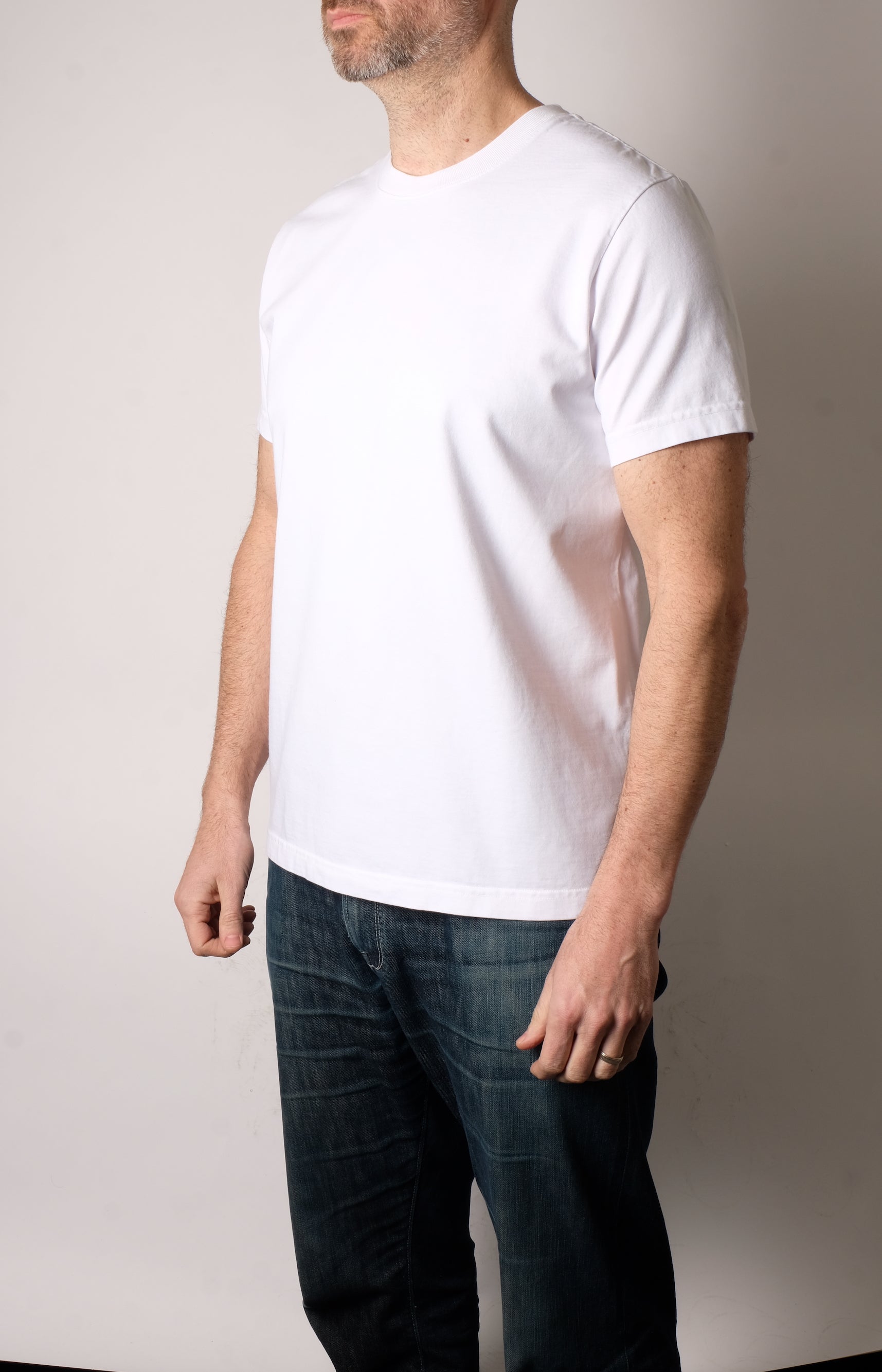 PFT 305 Supima Cotton Tee (White) - FITTED Underground