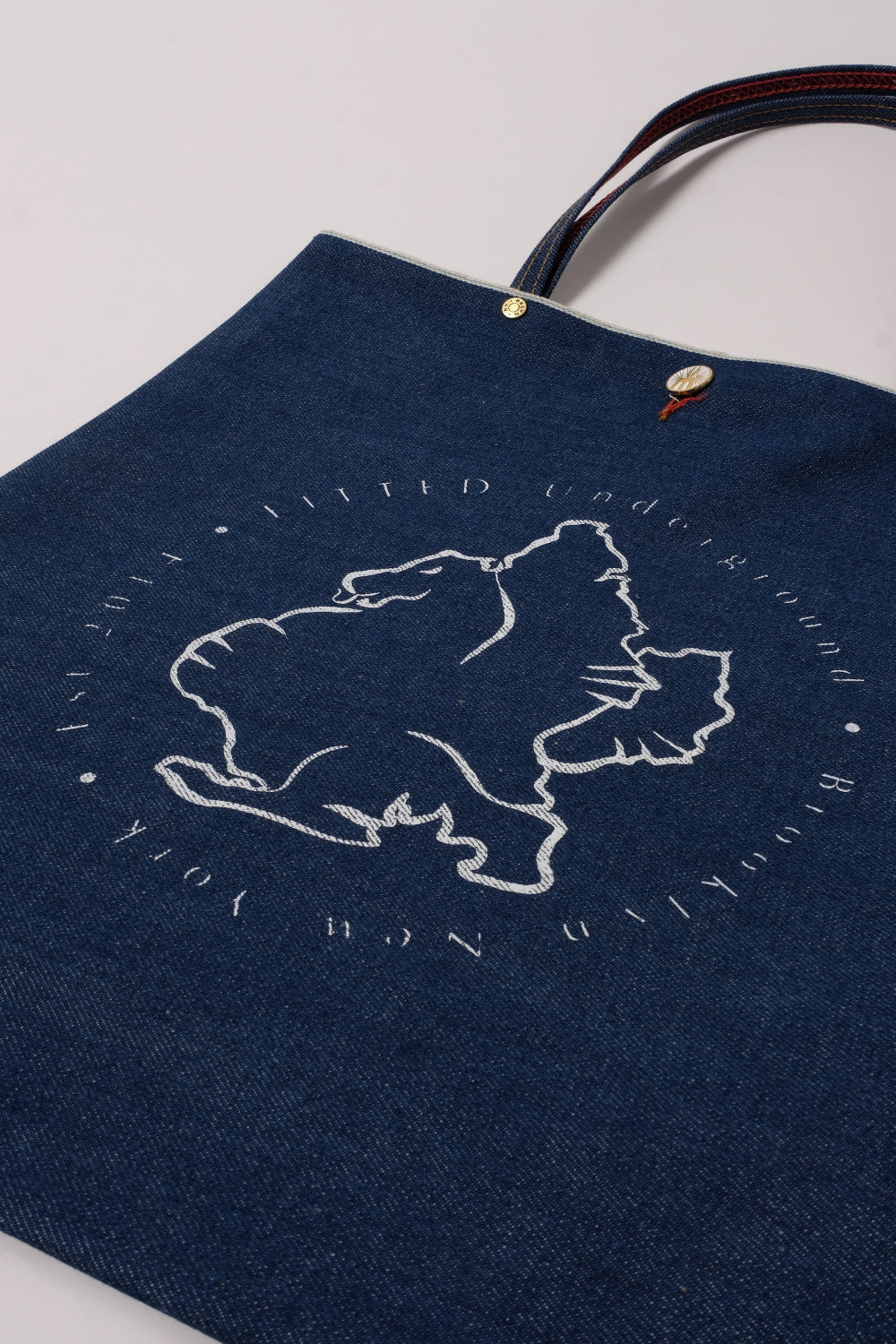 Selvedge Tote Light Indigo - FITTED Underground