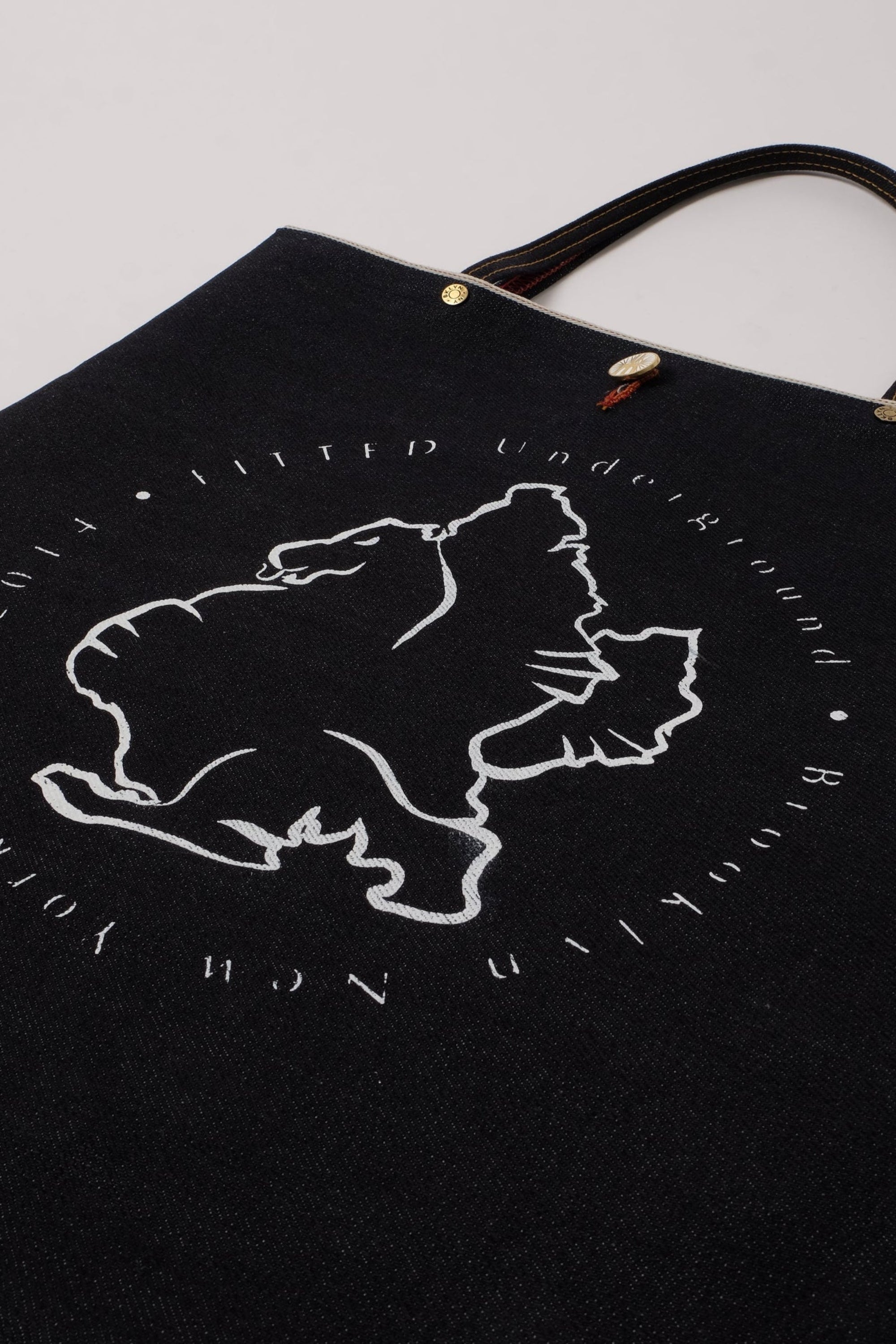 Selvedge Denim Tote (Indigo 2) - FITTED Underground