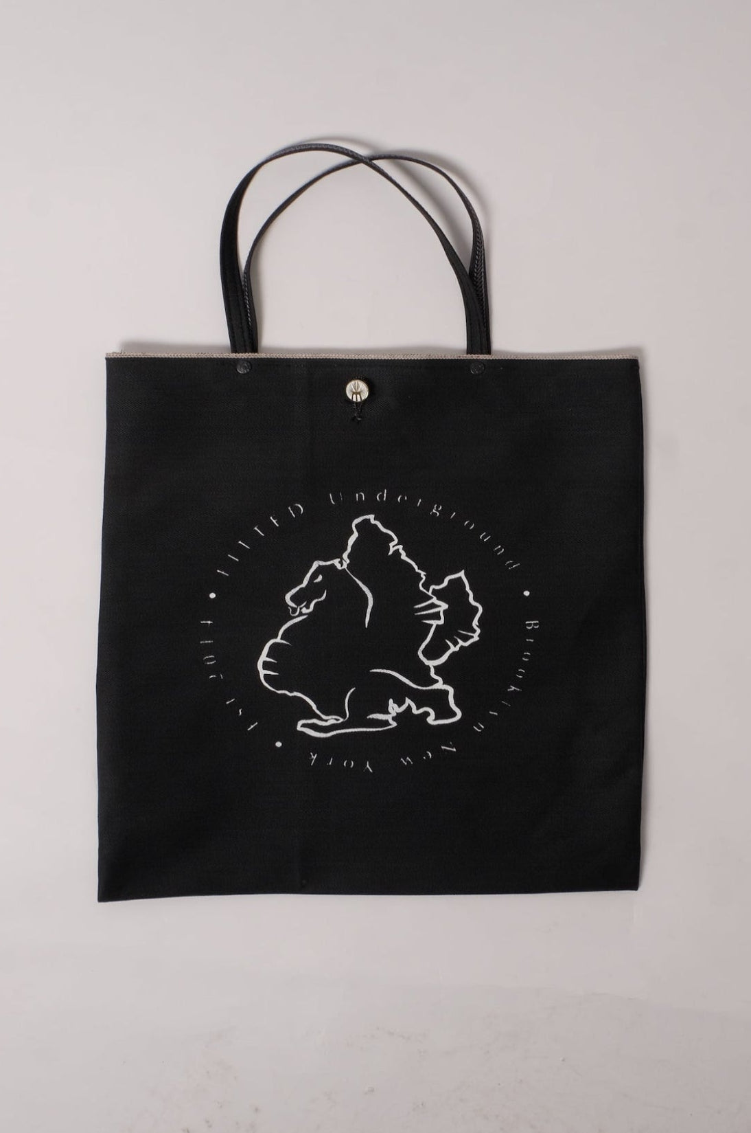 Selvedge Denim Tote (Grey) - FITTED Underground