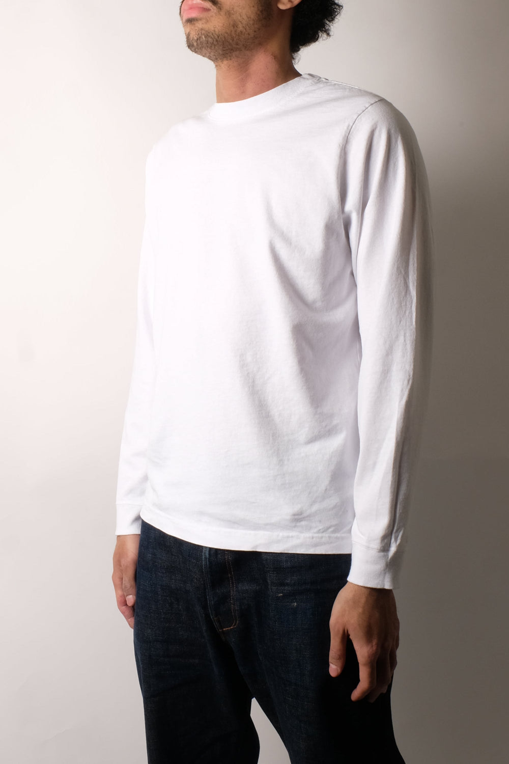 PFT 240 LS American Cotton Tee (White)