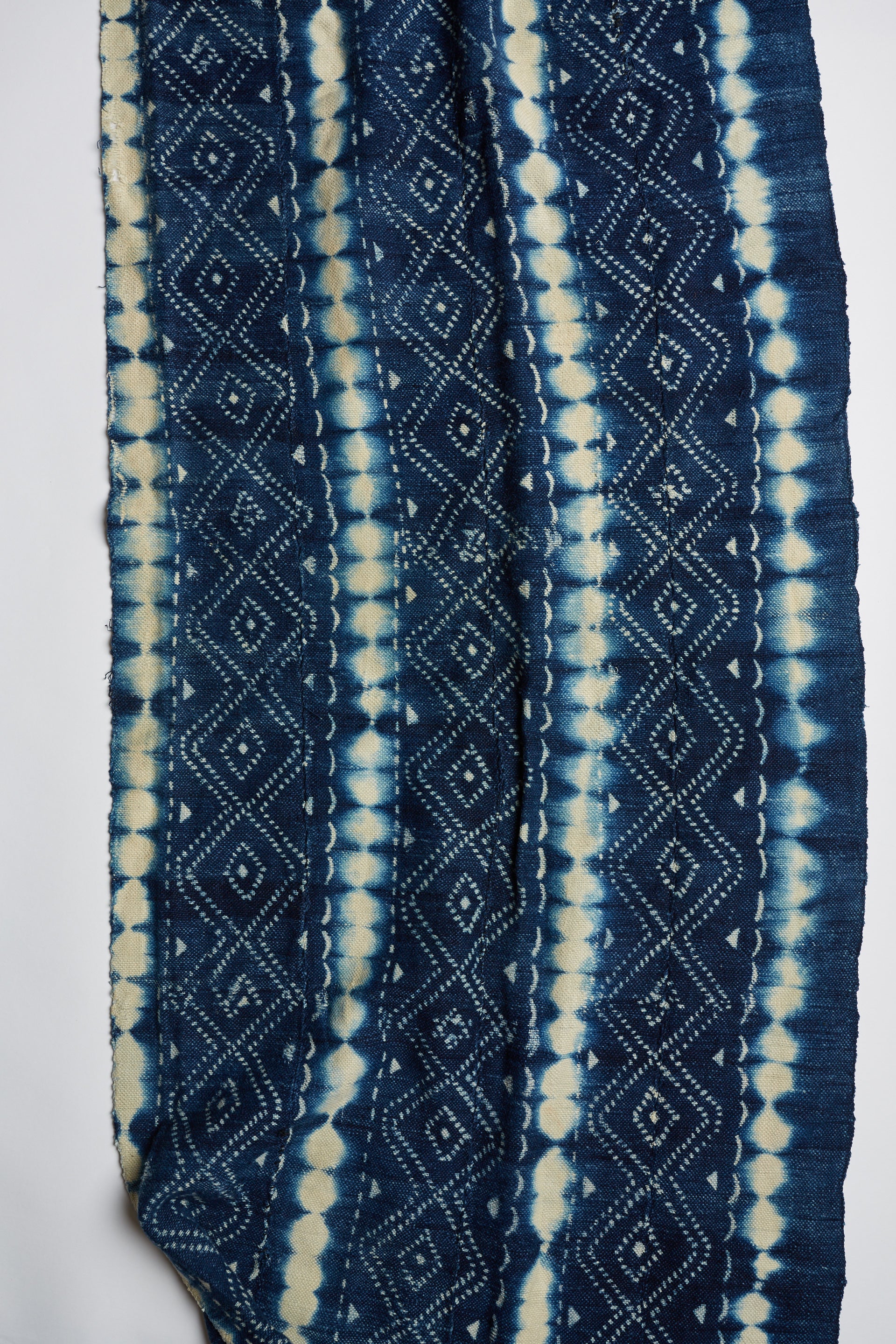 Vintage Mudcloth Scarves (medium indigo) - FITTED Underground