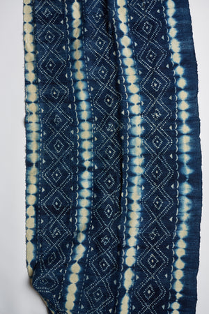 Vintage Mudcloth Scarves (medium indigo)