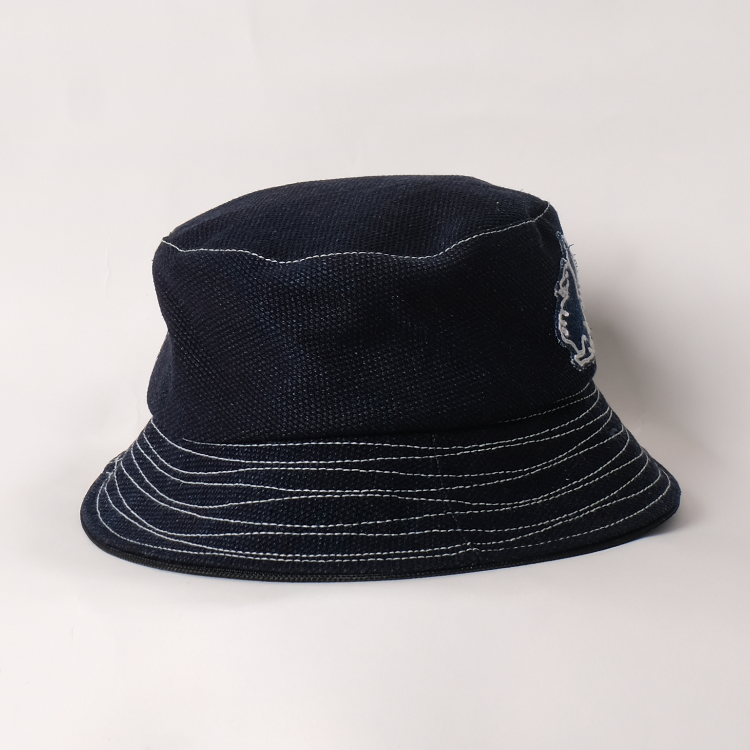 Sashiko Bucket (Black Trim)