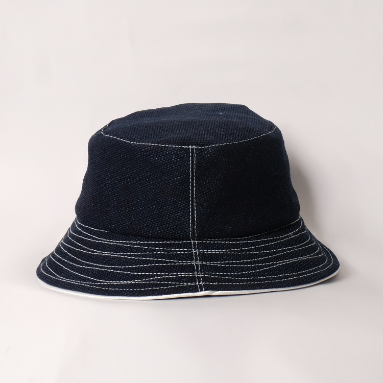 Sashiko Bucket (White Trim)