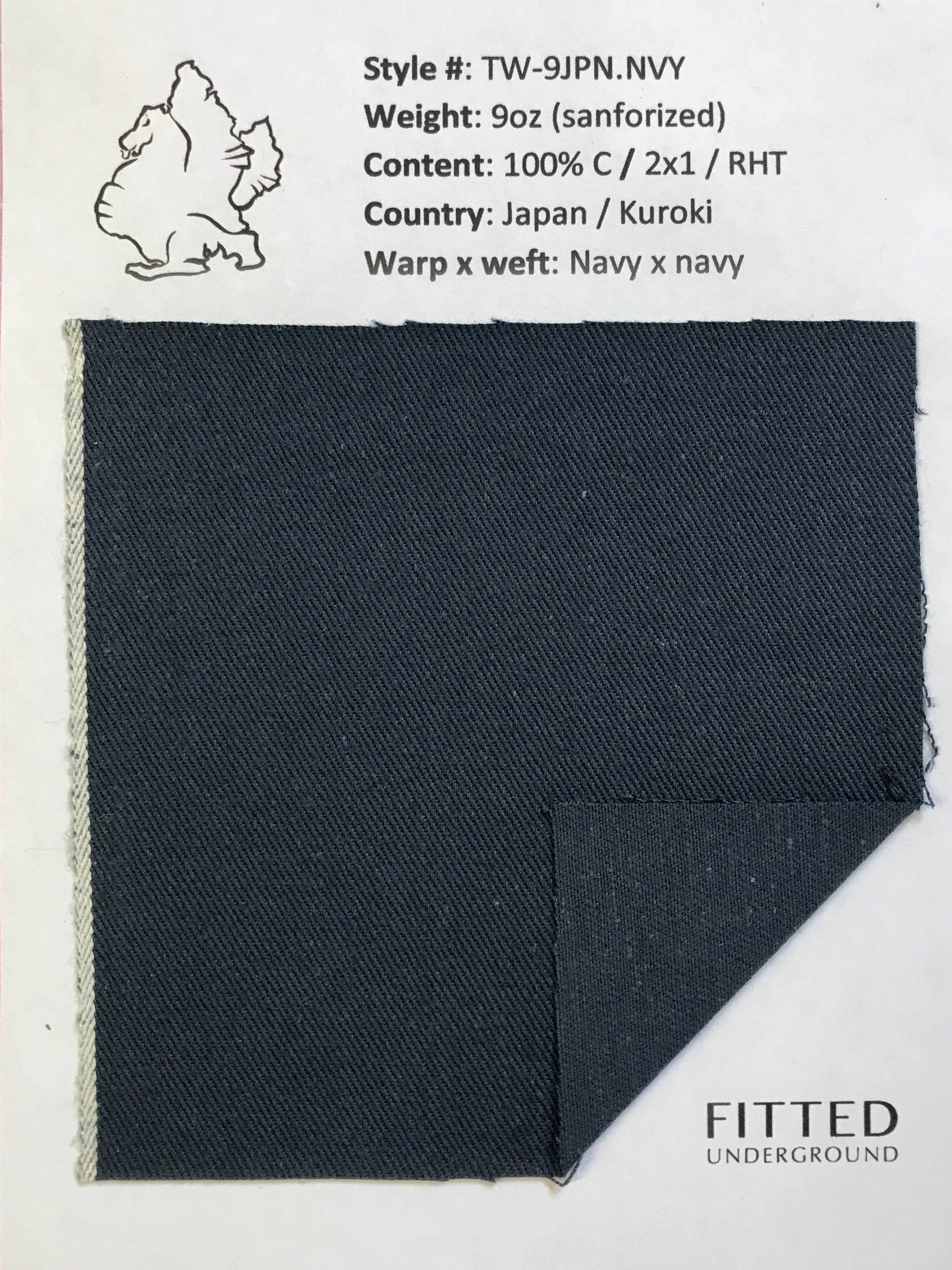 TW-9JPN.NVY - FITTED Underground